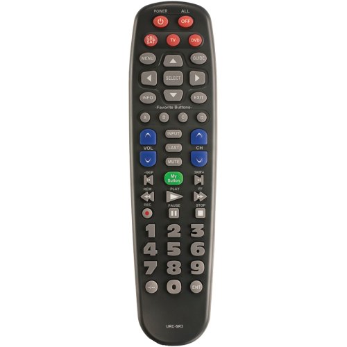 New-UNIVERSAL REMOTE URC-SR3 BIG BUTTON SUPER REMOTE - UNIURCSR3 New-UNIVERSAL REMOTE URC-SR3 BIG BUTTON SUPER REMOTE - UNIURCSR3