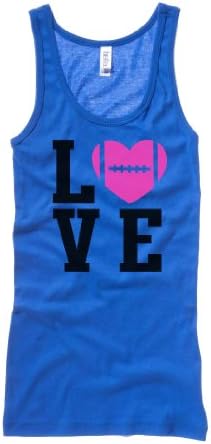 Junior's Love Football Square Tank