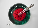 Watermelon Ultrascope Stethoscope w/ Adult Head & Green Tubing - Model 47