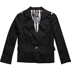 Fox Racing Devotion Girls Race Wear Jacket - Black