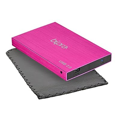 Bipra 500Gb 500 Gb 2.5 Usb 2.0 External Pocket Slim Hard Drive - Sweet Pink - Fat32