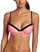 Betsey Johnson Women's Zipper Stripe Lightly Lined Demi