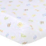 Gerber 100% Cotton Safari Bassinet Sheet ~ Single Pack