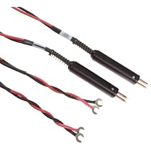 Megger 242003-7 Duplex Test Lead with Replaceable Needlepoints for Digital Low Resistance Ohmmeters, 7' Length