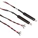 Megger 242003-7 Duplex Test Lead with Replaceable Needlepoints for Digital Low Resistance Ohmmeters, 7' Length
