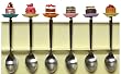 Gift Boxed Stainless Steel Whole Cake Spoons Set / 6