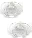 AVENT 2-Pack Silicone Clear Translucent Pacifier