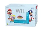 Nintendo Wii Console (Blue) with Mari...