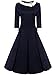 Women's 50s Style Rockabilly Pinup Cotton Swing Vintage Dress (Premium)