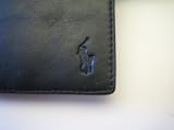 Ralph Lauren Mens Bi-Fold Wallet with Window in Black