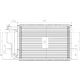 2010-2011 MAZDA 3 2.0L 2.5L CONDENSER by TYC