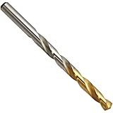 YG-1 High Speed Steel Gold-P Jobber Drill Bit, TiN Finish, Straight Shank, Slow Spiral, 135 Degree, 2.5mm Diameter x 57mm Length (Pack of 1)