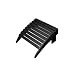 Adirondack Ottoman - Black