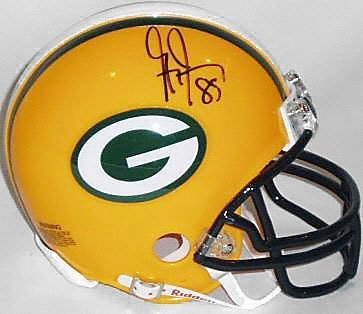 Greg Jennings Green Bay Packers Autographed Riddell Mini Helmet