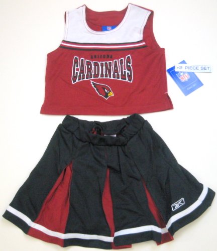 Reebok Arizona Cardinals Youth Cardinal Red 2-Piece Cheerleader Set
