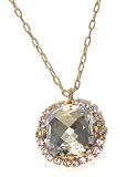 41150uKDjPL. SL160  Catherine Popesco 14K Gold Plated Large Shade Swarovski Crystal Pendant Necklace