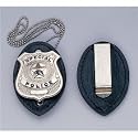 Leather Badge Holder (Includes Chain)