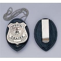 Leather Badge Holder (Includes Chain)