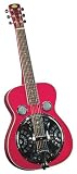 Regal RD-30 Series Studio Dobros Squareneck Guitar (Red)