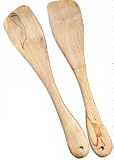 Wok Set, Left - Right Hand Stir Fry, Spalted Flag Maple, USA Made