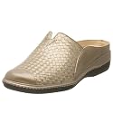 SoftWalk Women's San Mateo Mules,Pewter Metallic Woven Calf Leather,10.5 M US