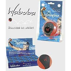Waboba Ball bounces on water