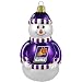 NBA Phoenix Suns Blown Glass Snowman Ornament