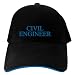 CAPS BLACK EMBROIDERY 