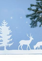 Martha Stewart Crafts Deer Family Window Cling