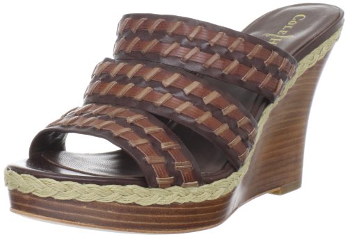Cole Haan Sandals Cole Haan Women's Vanessa Air Platform Sandal,Chestnut/Sequoia/Cove,9.5 B US
