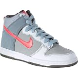 Nike Dunk High 6.0 Skate Shoe - Women's White/Blue Grey/Fruit Punch, 8.5