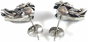Stainless Steel Dragon Earrings