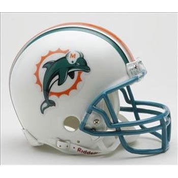 NFL Riddell Football Mini-Helm Miami Dolphins