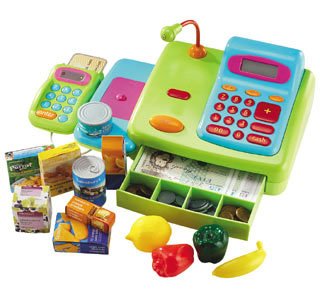 Childrens Toyshop  Toys : Award Winner: Deluxe Toy Cash Register with Scanner, Toy Money & Banking Products.