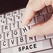 Large Print Keyboard Labels for PCs Black White