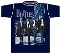 The Beatles "Strutting" Classic Fab Four Navy Blue Adult T-shirt