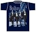  : The Beatles "Strutting" Classic Fab Four Navy Blue Adult T-shirt