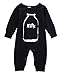 Baby Boy Girl Romper Milk Printed Long Sleeve Jumpsuit Playsuit Outfits