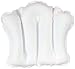 Product Bath Pillow - Terry Covered White.