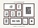 Amazingly Easy - All in one system...to create your perfect Picture wall. Cherry Frame Set - 1