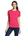 Hanes Sport Women's Short Sleeve Cool DRI Performance Tee, Wow Pink, Large