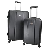 Produkt-Bild: Swiss Case 2-Teiliges Diamond ABS 4-Rad Kofferset Schwarz
