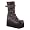 black pu/baby pink stitching