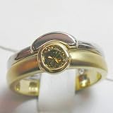 14K Two-Tone Gold Natural Yellow Diamond Wedding Set
