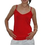 Womens Garage sexy spaghetti strap red tank top