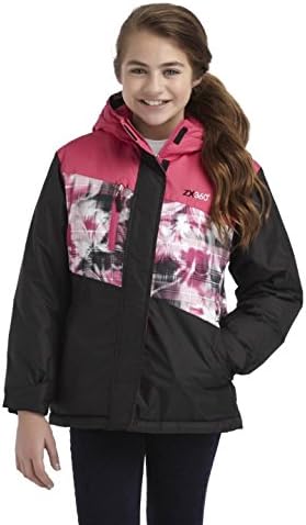 Girls ZeroXposur ZX360 Winter Snowboard Jacket - Black & Pink