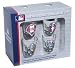 Philadelphia PHILLIES 2008 WORLD SERIES Champs 4 SHOT GLASS Set New Gift