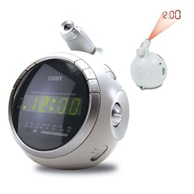 COBY CR-A78 Digital AM FM Alarm Clock Radio with Time Projector by Coby