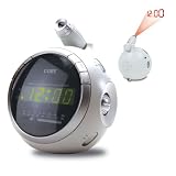 COBY CR-A78 Digital AM/FM Alarm Clock Radio with Time Projector ~ Coby