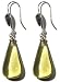Sterling Silver Caribbean Cherry Amber Collection Dangle Earrings